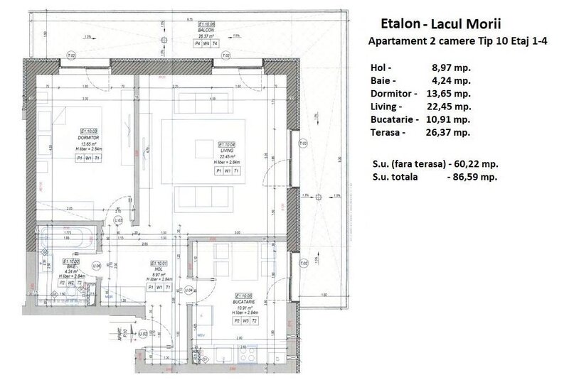 Gorjului Lacul Morii Condominiu superb Ap 2 camere+terasa